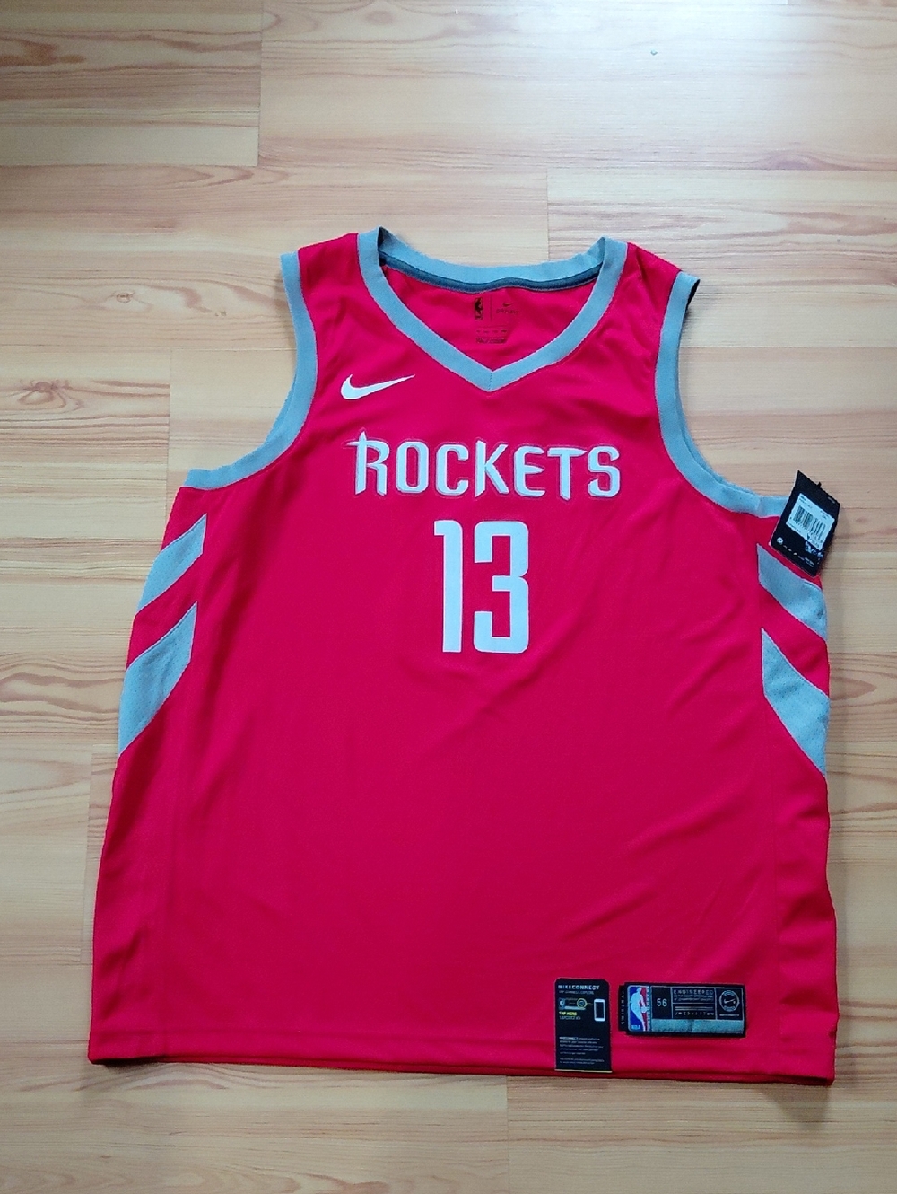 Nike Houston Rockets Harden #13 Red Basketball Jersey